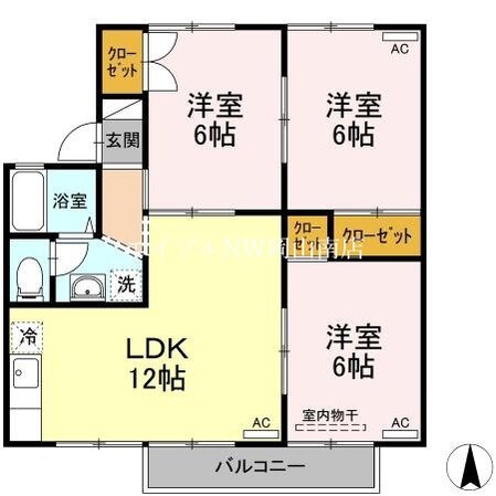 備前西市駅 徒歩36分 2階の物件間取画像